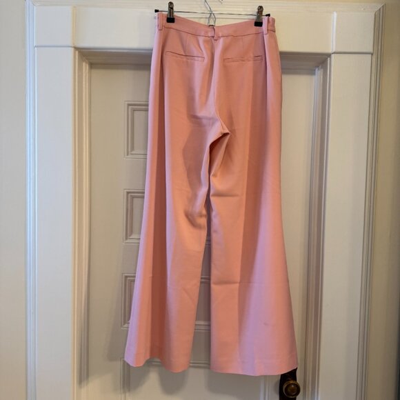 Alice + Olivia Light Pink Wide Leg High Waisted Pants - Picture 5 of 10